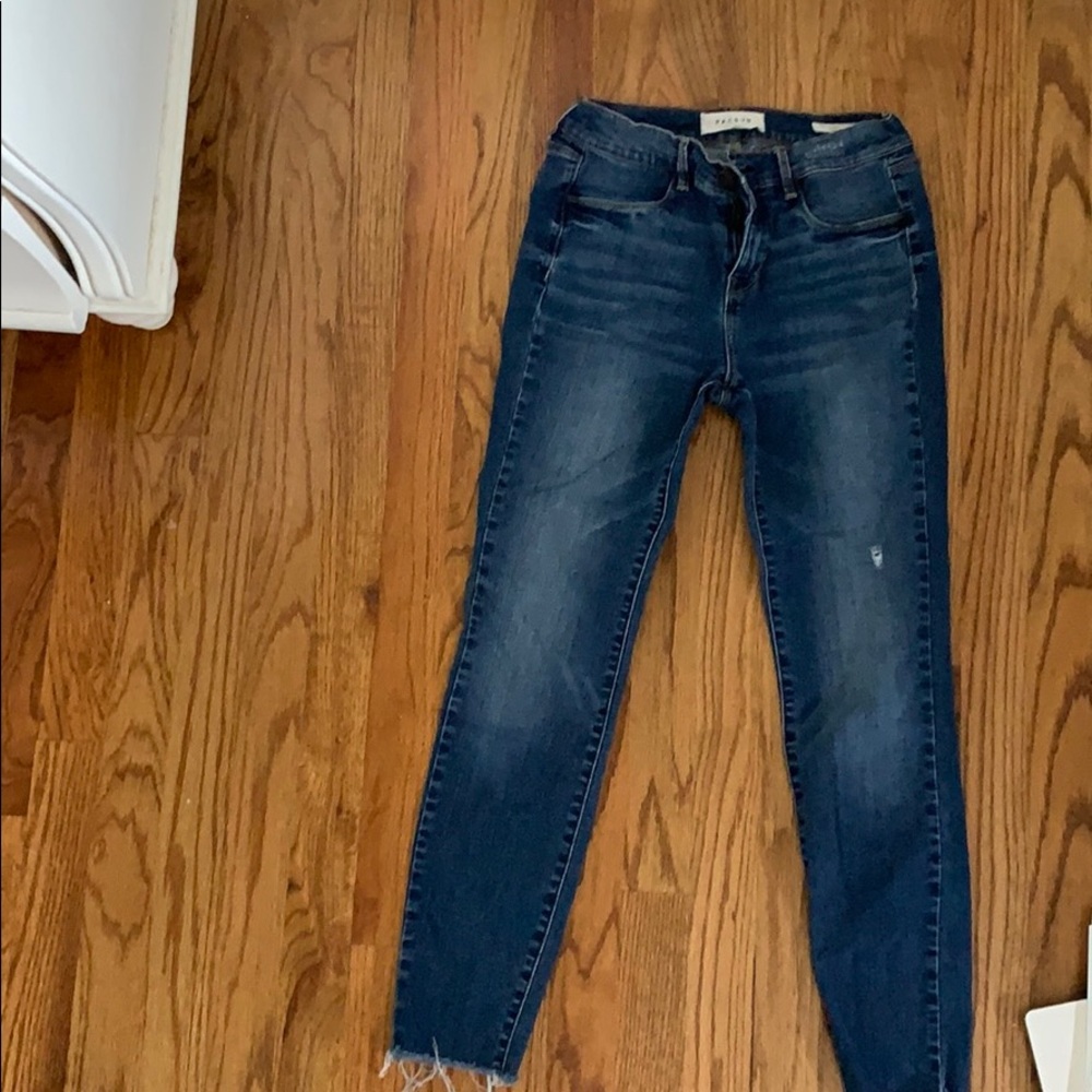 PacSun Ankle Denim (stretchy) with frayed hems